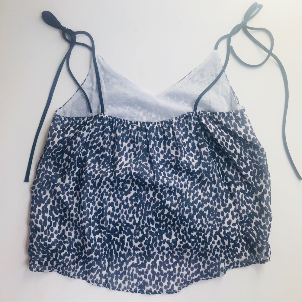 Honey Punch blue leopard tie tank - Picture 3 of 5